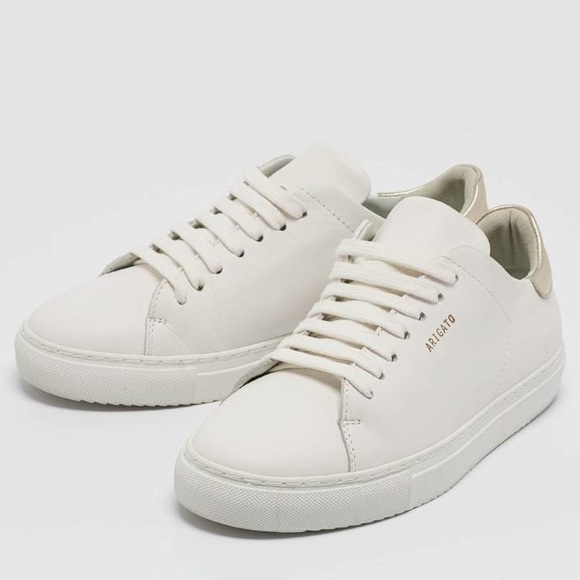 Axel Arigato Women’s White Leather Sneakers EU 37 US 6.5 Minimalist Casual Shoes - Picture 1 of 10